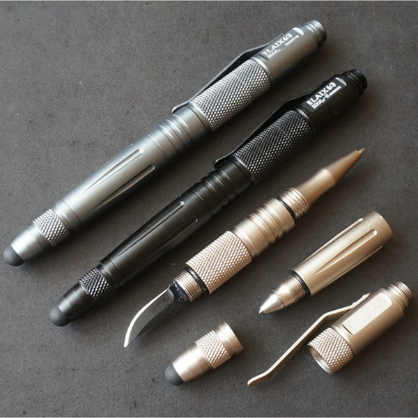 1Pc LAIX Outdoor Safety Protection Multifunction Survival Aluminum Tool Anti Wolf Tactical Self-Defense Broken Window Pen