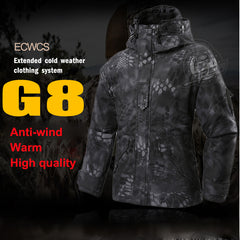 G8 ECWCS Windbreaker Typhon Hoody Softshell Jacket M-65 Field Coat with Liner