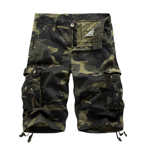Army Camouflage Shorts Men's Fashion Cargo Shorts Male workout short Homme Cotton Shorts Baggy Tactical Shorts 38