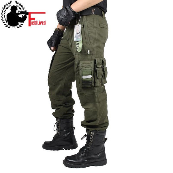 CARGO PANTS Overalls Men's Millitary Clothing TACTICAL PANTS MILITARY Knee Pad Male US Combat Camouflage Army Style Camo Trouser