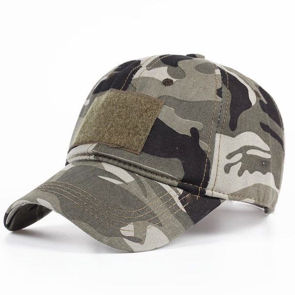 Cotton Camouflage Baseball Cap For Men Women Snapback Caps Tactical Hat Camo Army Cap Summer Sniper Adjustable Visor|Men's Baseball Caps