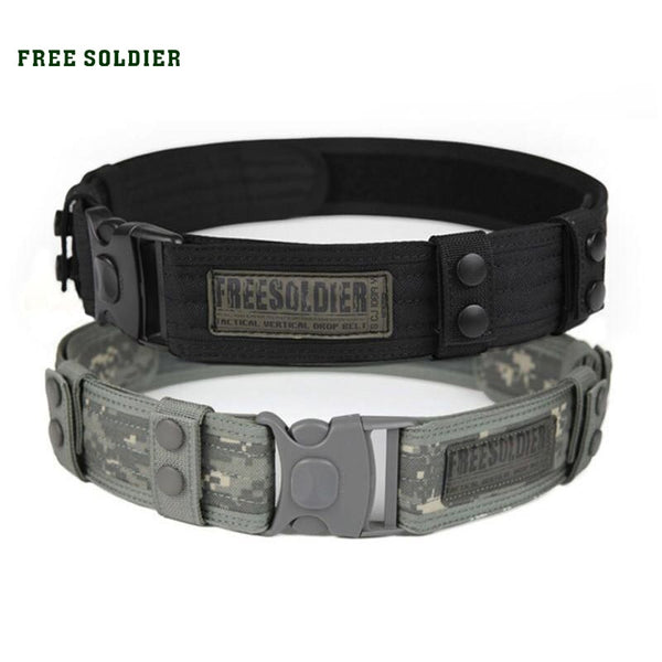 FREE SOLDIER Outdoor Sport Tactical Molle Belt Teflon Waist Belt For Me Belt Accessories For Camping Hiking n|belt for sports|belt tactical mollebelt sport