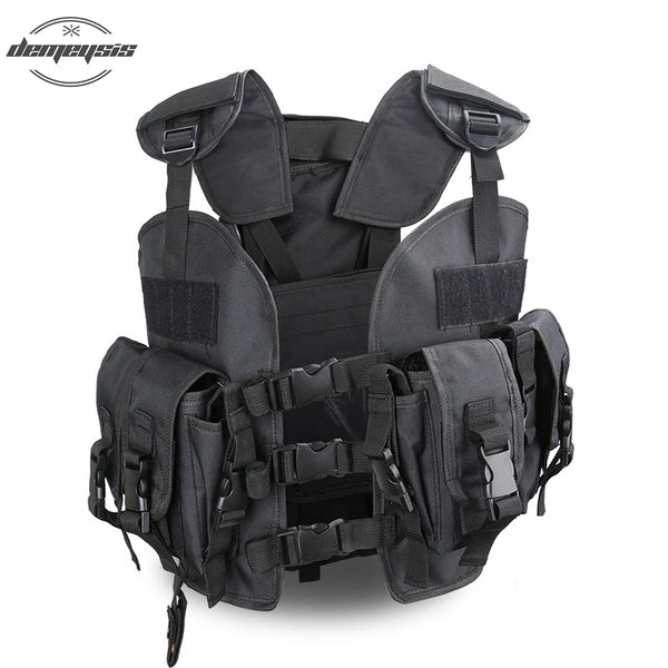 Good quality Tactical Vest with Removable Water bag Army Tactical Vest Airsoft Light Military Vest For CS Wargame Combat Vest