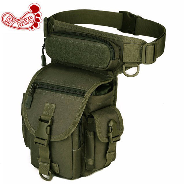 MY DAYS Professional Drop Utility Thigh Pouch Multi-Pockets Military Waist Pack Weapons Tactics Outdoor Sport Ride MOLLE Leg Bag