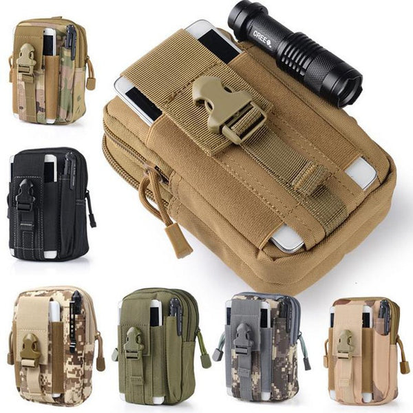 Men's Outdoor Camping Bags,Tactical Molle Backpacks,Pouch Belt Bag,Military Waist Backpack,Soft Sport Running Pouch Travel Bags