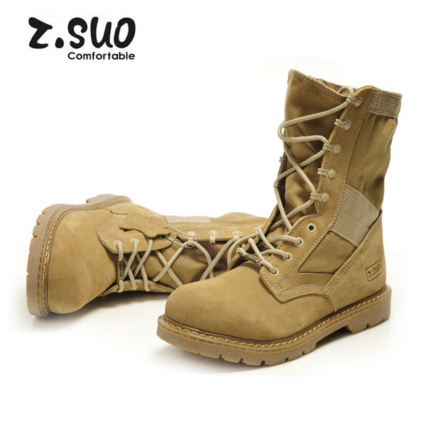 Tactical Combat Hunting Military Boots Suede Stitching Canvas size 39-44