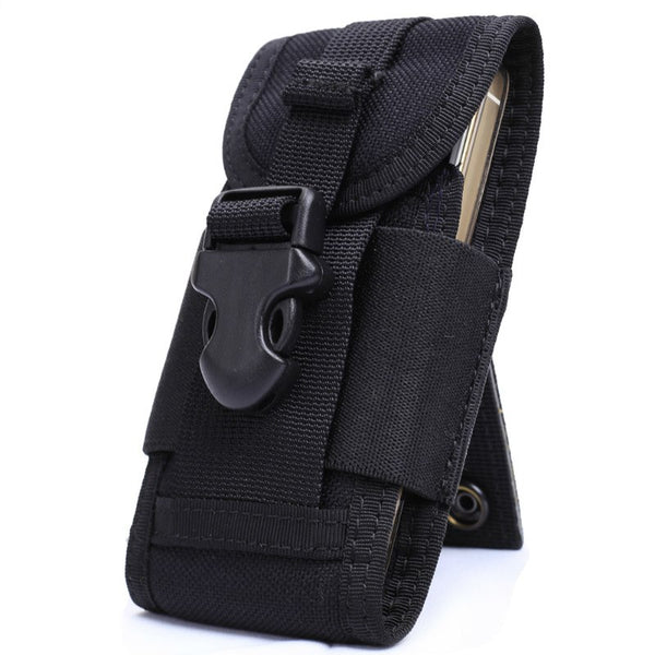 OneTigris MOLLE Tactical Cell Phone Smartphone Pouch fit iPhone 4 5 SE Samsung HTC Nylon Running Cellphone Bag