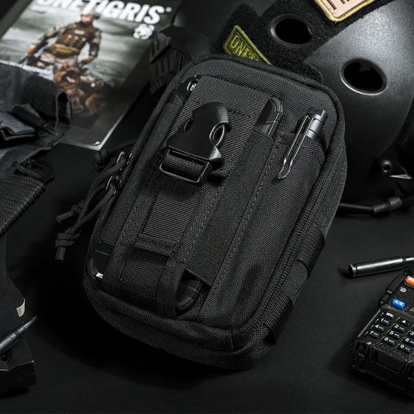 OneTigris Tactical MOLLE Bag Original EDC Pouch Utility Gadget Steel Sparrow Pouch Portable Daily Use Waist Bag Pocket Organizer