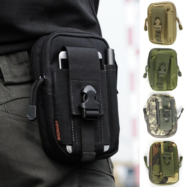 Outdoor Multifunctional Tactical Drop Oxford Cloth Bag Hiking Travel Tool Waist Pack Motorcycle Sports Ride Pack 5 Colors