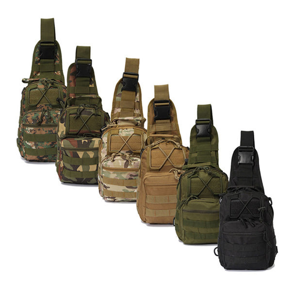 Outdoor Sport Nylon Tactical Military Sling Single Shoulder Chest Bag Pack camping hiking Backpack climbing bag