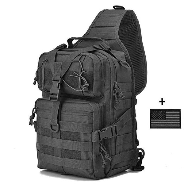 OutdoorTactical Assault Pack Military Sling Backpack Army Molle Waterproof EDC Rucksack Bag for Hiking Camping Hunting Climbing