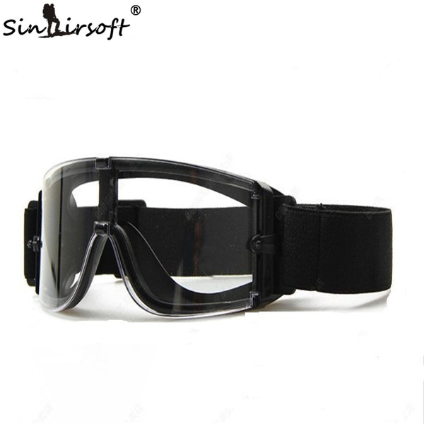 Sinairsoft USMC Airsoft X800 Hunting Military Glasses Tactical Goggle Eyewear Wind Protection Hiking Glasses Sunglasses 3 Lens