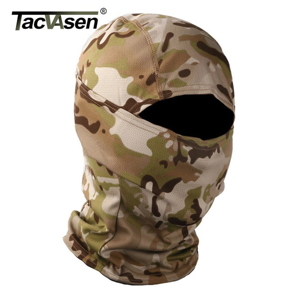 TACVASEN Tactical Balaclava Quick Dry Shoot Hunt Bike Army Full Face Mask Paintball Wargame Helmet Camouflage Military Face Mask|full face mask|military face maskhood mask