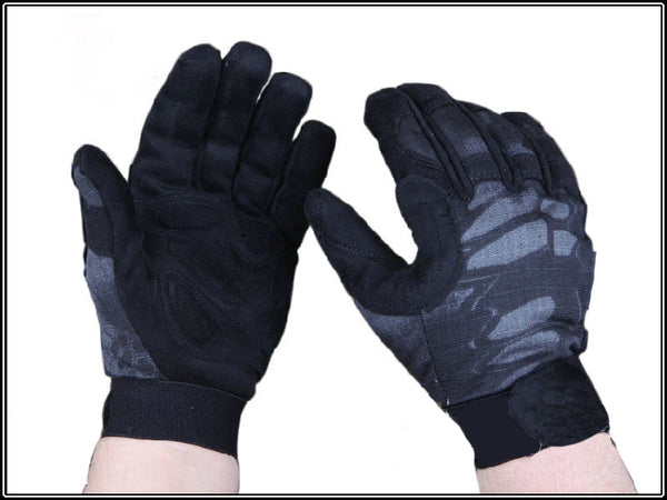 Tactical  Camo trainning gloves full finger  Tyhone hunting gloves Mandrake Highlander