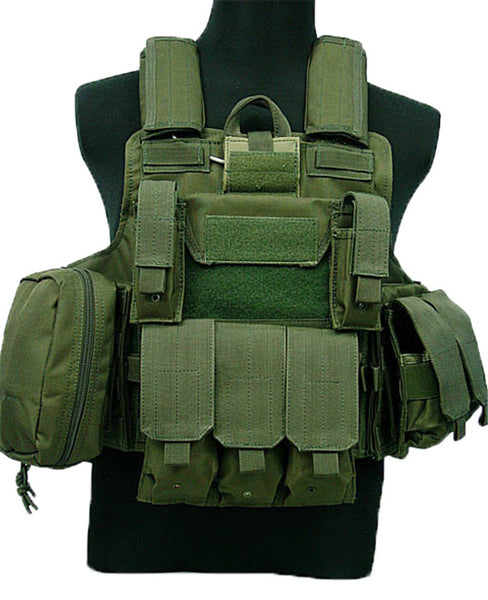 Tactical Vest Molle CIRAS Airsoft Combat Vest W/Magazine Pouch Releasable Armor Plate Carrier Strike Vests Hunting Clothes Gear
