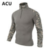 MEGE Men Military Airsoft Combat Shirt Frog Shirt, Tactical Gear Multicam Typhon Lightweight Rapid Assault Long Sleeve Shirt