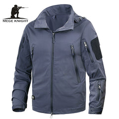 Mege Brand Clothing New Autumn Men's Jacket Coat Military Clothing Tactical Outwear US Army Breathable Nylon Light Windbreaker