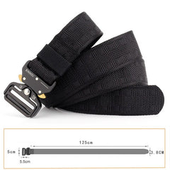 Army Quick Release Buckle Tactical Belt Bump Texture Non slip Design Unisex Sports Belt Jeans Casual Belt Men Sports Accessories|Waist Support