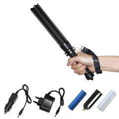 CREE Q5 LED 2000 Lumens Police Tactical Flashlight Lamp Lanterna Torch Light With 18650 Battery or AAA and USB Charging