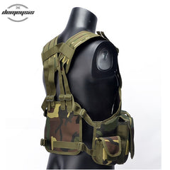 Good quality Tactical Vest with Removable Water bag Army Tactical Vest Airsoft Light Military Vest For CS Wargame Combat Vest