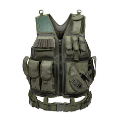 Tactical Vest Military Combat Armor Vests Mens Tactical Hunting Vest Army Adjustable Armor Outdoor CS Training Vest Airsoft