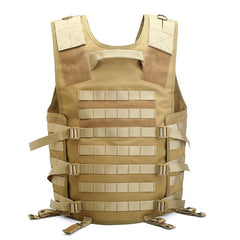 Military Tactical Vest Molle Assault Plate Carrier Airsoft Vest Adjustable Lightweight Mesh Vest Paintball CS Hunting Gear