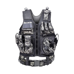 Tactical Vest Military Combat Armor Vests Mens Tactical Hunting Vest Army Adjustable Armor Outdoor CS Training Vest Airsoft