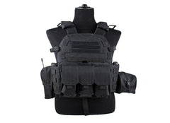 Black Color 600D Nylon Molle Tactical Vest Body armor Hunting plate Carrier Airsoft 094K M4 Pouch Combat Gear Multicam