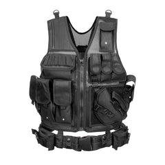 Tactical Vest Military Combat Armor Vests Mens Tactical Hunting Vest Army Adjustable Armor Outdoor CS Training Vest Airsoft