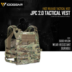 IDOGEAR Tactical JPC 2 Vest Armor Jumper Plate Carrier JPC 2.0 Military Army Molle Hunting Paintball Plate Carrier 3312