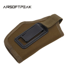 IWB Concealed Belt Holster Clip-On Carry Gun Holster Pouch Stealth Tactical Molle Waist Belt Pistol Pouches Hunting Shooting