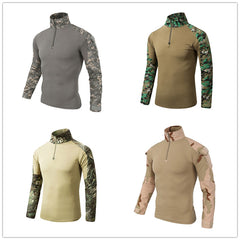 MEGE Men Military Airsoft Combat Shirt Frog Shirt, Tactical Gear Multicam Typhon Lightweight Rapid Assault Long Sleeve Shirt