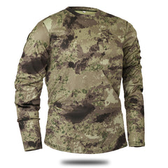 Mege Brand Clothing New Autumn Spring Men Long Sleeve Tactical Camouflage T-shirt camisa masculina Quick Dry Military Army shirt