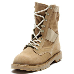 Tactical Combat Hunting Military Boots Suede Stitching Canvas size 39-44