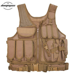 Mens Military Hunting Vest Field Battle Airsoft Molle Tactical Vest Army Combat Uniform Military Tactical Vest