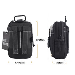 OneTigris 1000D Nylon Waist Bag Pack Compact MOLLE EDC Pouch Belt Bag for iPhone6s iPhone7 Plus