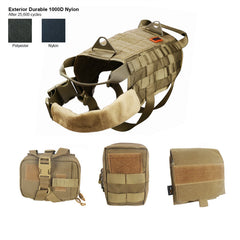 OneTigris Military Dog Hunting Vest Harness Dogs Accessories Go Out With Your Dog Into The Wild!