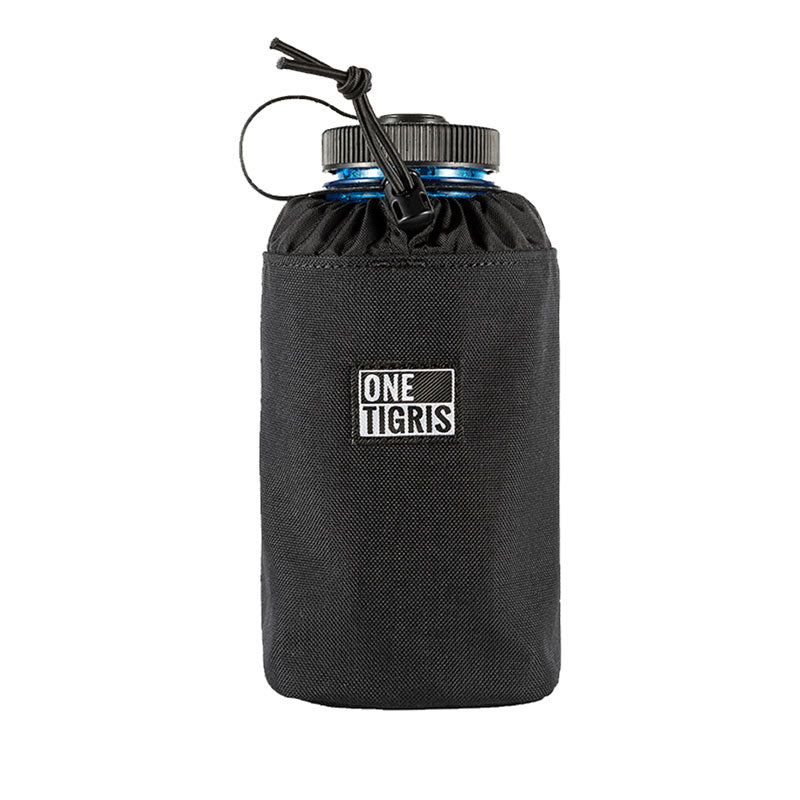 OneTigris Tactical EDC Water Bottle Pouch MOLLE Sport SNIPER Water Bottle Holder Bag Plus Size Drawstring Bottle Holder