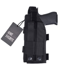 OneTigris Tactical Gun Holster Molle Modular Belt Pistol Holster & Single Pistol Mag Pouch for Glock 17 19 22 23 31 32 34 35