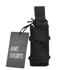 OneTigris Tactical Gun Holster Molle Modular Belt Pistol Holster & Single Pistol Mag Pouch for Glock 17 19 22 23 31 32 34 35