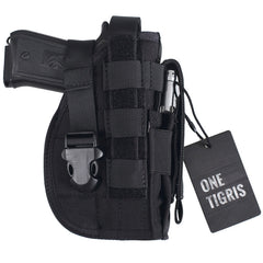 OneTigris Tactical Gun Holster Molle Modular Pistol Holster for Right Handed Shooters 1911 45 92 96 Glock