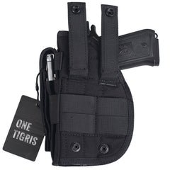 OneTigris Tactical Gun Holster Molle Modular Pistol Holster for Right Handed Shooters 1911 45 92 96 Glock