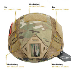 OneTigris Tactical Military Helmet Covers Camouflage Cover Airsoft Paintball Shooting Helmet Accessory for FAST MH/PJ Helmet