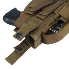 OneTigris Tactical Molle Gun Holster with Mag Pouch for Pistol Military Airsoft Hunting fit Glock 17 18 19 23 Beretta M92 M96 M9