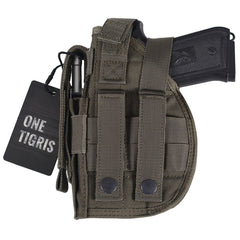 OneTigris Tactical Molle Modular Pistol Holster with Mag Pouch for Right Handed Shooters 1911 45 92 96 Glock 2pcs/lot