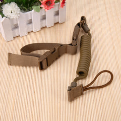 Outdoor Camping Equipment Elastic Anti-lost Tactical Stretching Rope Anti-Theft Key Hanging Buckle Multifunctional Tools 3 Color