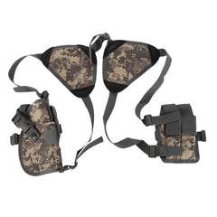 Outdoor Military Tactical Nylon Versatile Camouflage Axillary Pistol Holster Hunting Gun Holster