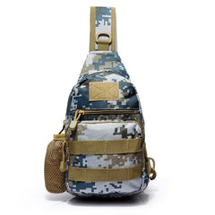 Outdoor Shoulder Military Backpack Camping Travel Hiking Trekking Camouflage Crossbody Chest Bag Tactical Water Bottle Bag