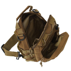 Outdoor Sport Nylon Tactical Military Sling Single Shoulder Chest Bag Pack camping hiking Backpack climbing bag