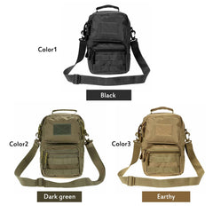 Outdoor Tactical Shoulder Bag Pack Military Chest Bag Adjustable Crossbody Bag Sling Bag Backpack Utility for Camping Hunting